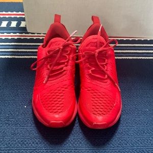 Barley wore red Nike Air Max 270’s